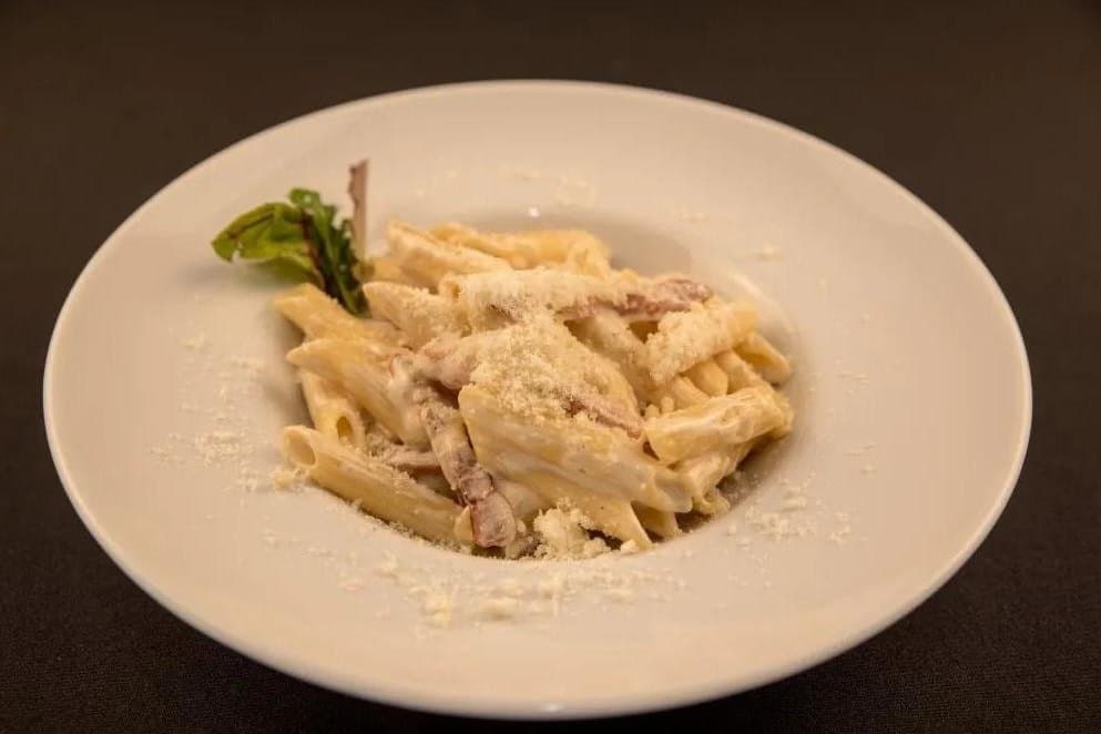 Penne carbonara