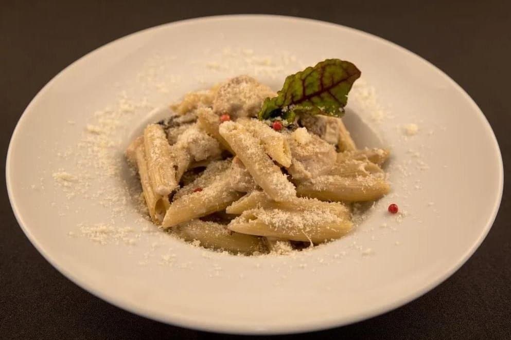 Penne pollo e funghi